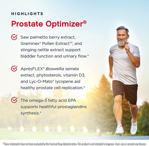 Jarrow Formulas Prostate Optimizer - 90 Softgels, Pack of 2 - Supports Prostate Health, Bladder Function & Urinary Flow - Healthy Cell Replication - 60 Total Servings