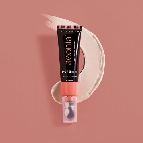 Delavie Sciences Aeonia Eye Refresh Space Technology Skincare Ã¢‚¬Œ Hydrating & Anti-Aging Eye Cream With Bacillus Lysate Reduces Fine Lines Puffiness & Dark Circles Firming & Illuminating Formula 0.5 Fl Oz