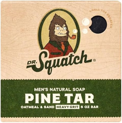 Dr. Squatch Natural Bar Soap Variety 5 Ounce (Pack Of 6)