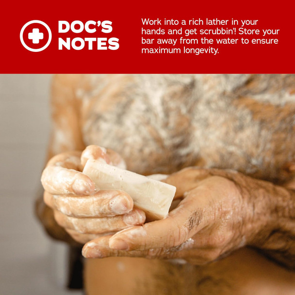 Dr. Squatch Natural Bar Soap For Men - Cold Process Soap With No Harsh Chemicals - Wood Barrel Bourbon (5 Oz 3-Pack)