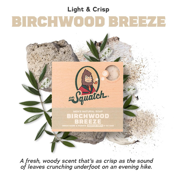 Dr. Squatch Natural Bar Soap For Men Variety Set - Cold Process Soap No Harsh Chemicals - Rainforest Rapids Coconut Castaway Fresh Falls Summer Citrus & Eucalyptus Greek Yogurt (5 Oz 5-Pack)