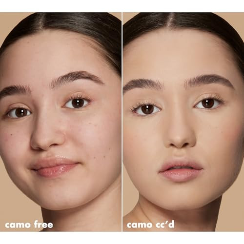 E.L.F. Camo Cc Cream Spf 30 Color-Correcting Medium-To-Full Coverage Face Foundation Delivers An Airbrushed Finish Vegan & Cruelty- Tan 400 W