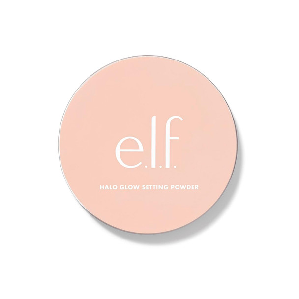 E.L.F. Halo Glow Soft Focus Setting Powder Silky & Creates Soft Glow Without Shine Smooths Pores & Lines Vegan & Cruelty- Light