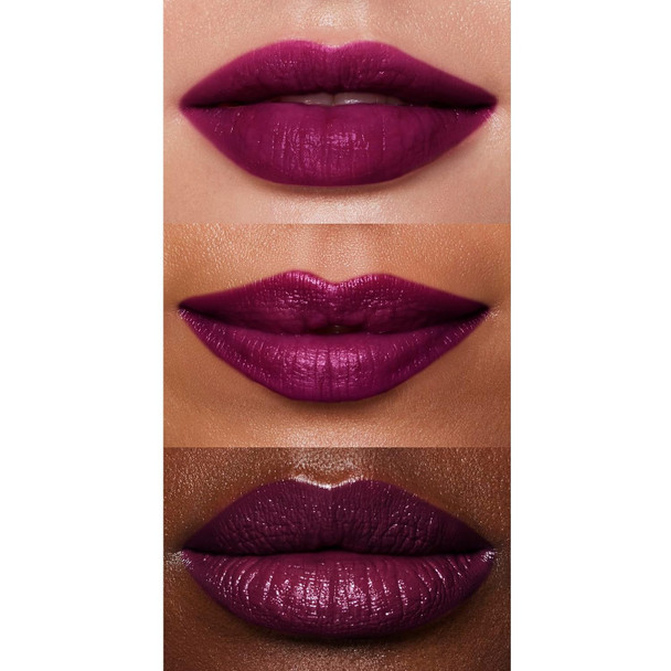 E.L.F. O Face Satin Lipstick Richly Pigmented Nourishing & Long-Lasting Creamy Lipstick Infused With Jojoba Vegan & Cruelty- No Regrets