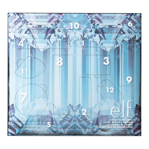 E.L.F. Sleigh The Holidays 24-Day Advent Calendar Skincare Essentials & Festive Makeup In Limited-Edition Shades Vegan & Cruelty-