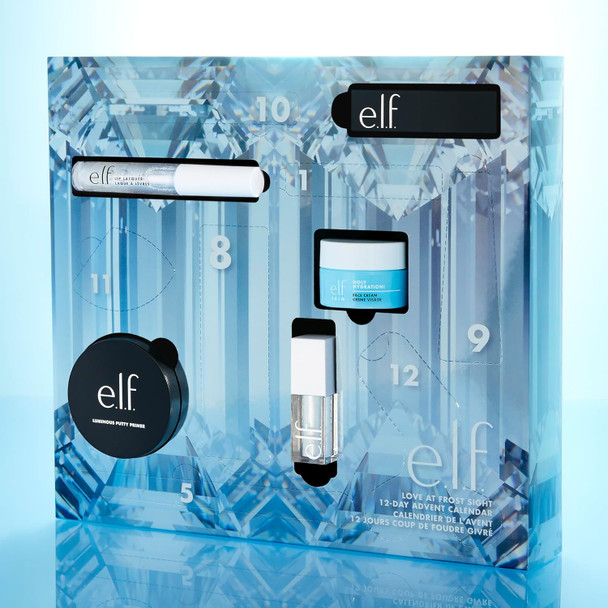 E.L.F. Sleigh The Holidays 24-Day Advent Calendar Skincare Essentials & Festive Makeup In Limited-Edition Shades Vegan & Cruelty-