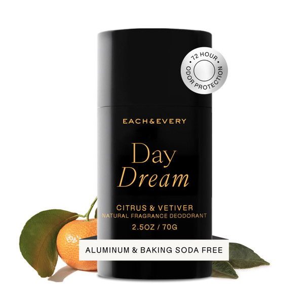 Each and  Every Aluminum Deodorant For Men and  Women  All Natural Deodorant For Sensitive Skin Ewg Verified  Clean Baking Soda Plant Based Fragrance Cedar and  Vanilla 2.5Oz