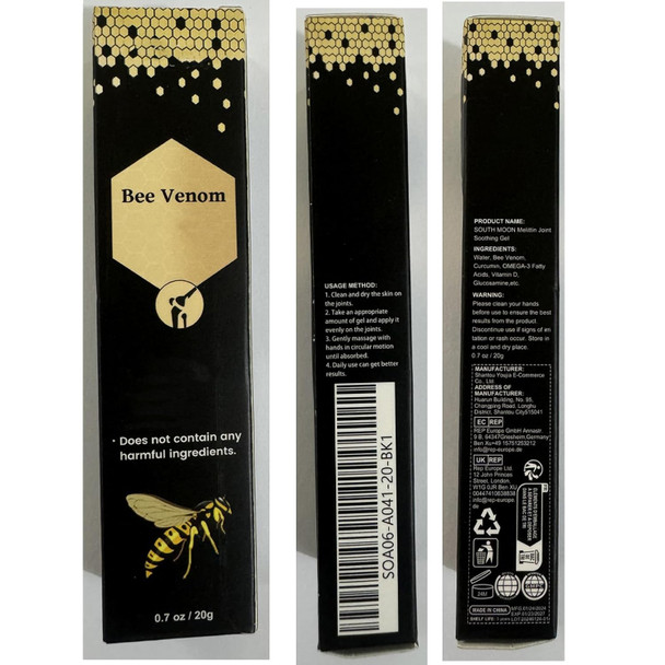 Etuih Bee Venom Gel Joint And Bone Therapyã¯¼Å’ Zealand Bee Venom Professional Gelã¯¼Å’Soothing Provides For Neckwaistback Hand Feet And Leg (3Pcs)