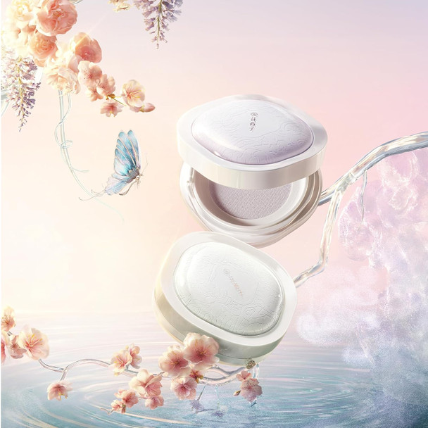 Florasis Flawless Jade Matte Breathable Color Long Lasting Correcting Loose Powder (05 Lavender 1 Count)