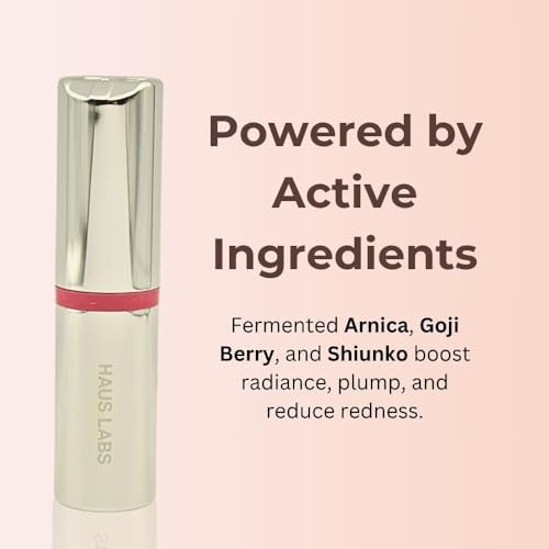 Haus Laboratories Color Fuse Longwear Hydrating Glassy Lip + Cheek Blush Balm Stick - Glassy Rosette