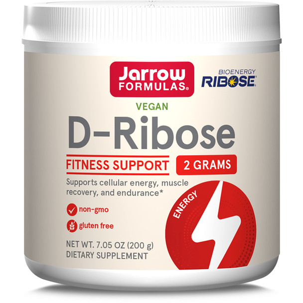 Jarrow Formulas D-Ribose Powder - 7.05 oz  Pack of 2