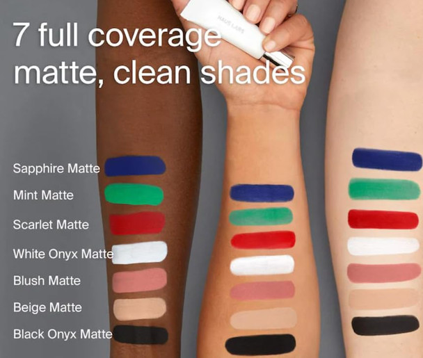 Haus Labs By Lady Gaga Hy-Power Eye Cheek & Lip Paint In Black Onyx Matte & Complimentary Sheet Masque