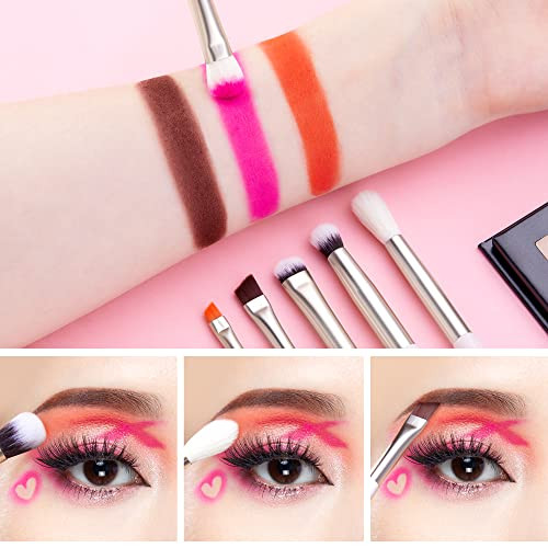Jessup Eyeshadow Brushes 15Pcs T294 Bundled With Face Kabuki Makeup Brushes Set T517