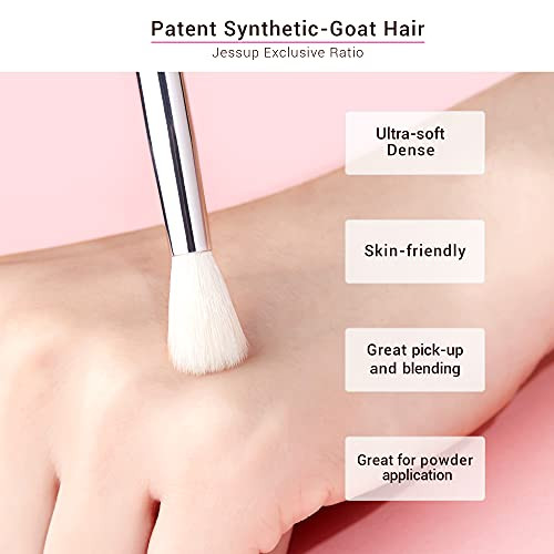 Jessup Small Eye Makeup Brush Set Professional 15Pcs T237 Bundled With Makeup Brushes Set Professional T512