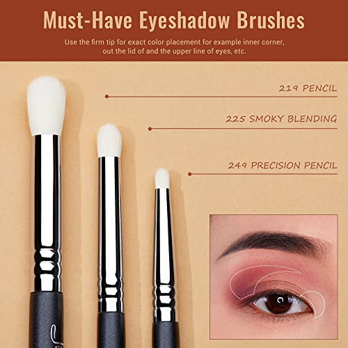 Jessup Eyeshadow Brushes T340 With Eyeshadow Brushes T177