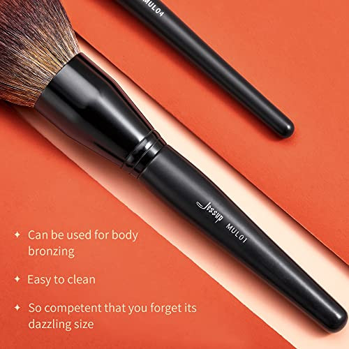 Jessup Powder Makeup Brush For Full Face Mul01 Bundled With Makeup Brushes Set Professional T512
