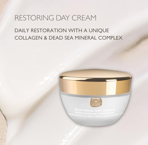 Kedma Restoring Day Cream Ã¢‚¬Œ Anti-Aging Moisturizer With Collagen Dead Sea Minerals Vitamin C & E Ã¢‚¬Œ Firming Day Cream For Wrinkles Elasticity & Skin Tone - 1.76 Oz