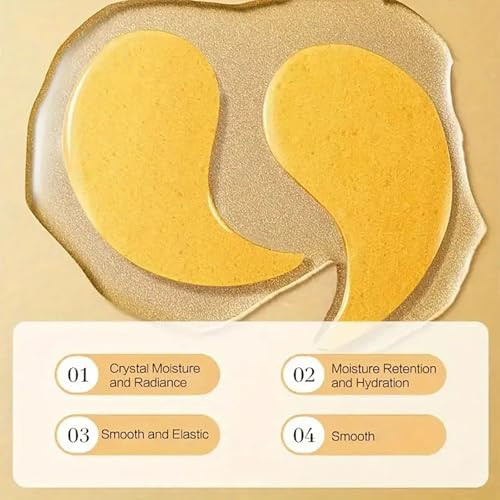 Krmspe Under Eye Mask - 60 Pcs Bee Venom Under Eye Patches Anti-Aging & Firming Hydrating Collagen Eye Patch With Hyaluronic Acid For Wrinkles Dark Circles Puffy Eyes Fine Lines Eye Bags