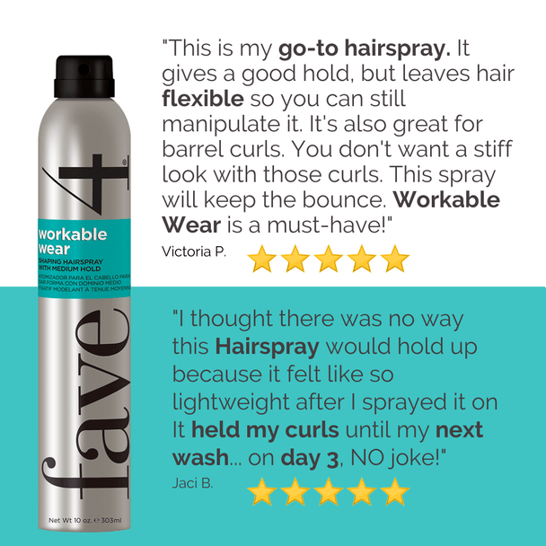 fave4 Workable Wear - Shaping Hairspray