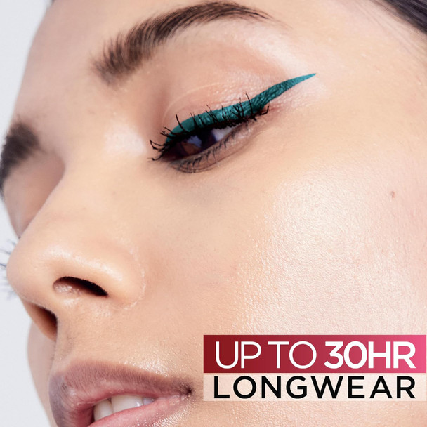 L'Oreal Paris Cosmetics Paris Makeup Infallible Grip Precision Felt Eyeliner Smudge Resistant Long Lasting Waterproof Eyeliner Blue Blue 0.03 Fl Oz