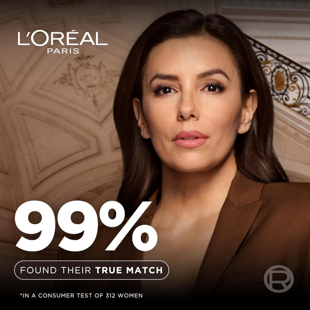 L'Oreal Paris True Match Super-Blendable Foundation Medium Coverage Liquid Foundation Makeup N3 Light Medium 1 Fl Oz