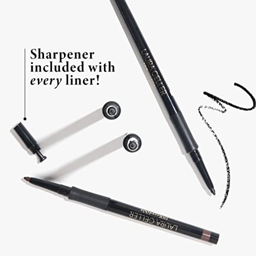 Laura Geller York Inkcredible Gel Eyeliner - Indigo Night - Waterproof Smudge-Proof Eyeliner Pencil - Built In Sharpener