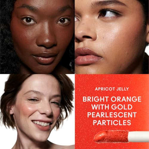 M.A.C Cosmetics Strobe Beam Liquid Blush - Apricot Jelly (Bright Orange With Gold Pearl) - 0.14 Fl Oz / 4.3 Ml