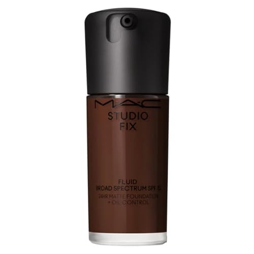 Mac Cosmetics Studio Fix Fluid Broad Spectrum Spf 15 Foundation - Nw57 (Rich Mahogany) - 1 Fl Oz / 30 Ml