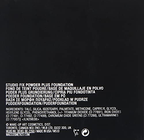Mac Studio Fix Powder Plus Foundation Nw45 0.52 Fl Oz (Pack Of 1) (Macm51048)