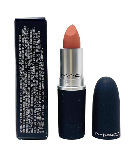 Mac Cosmetics Powder Kiss Lipstick - 314 Mull It Over (Dirty Peach) .10 Oz / 3G