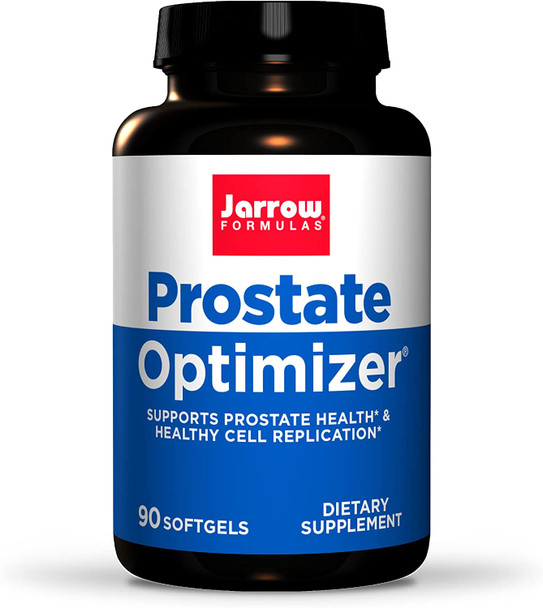 Jarrow Formulas Prostate Optimizer - 90 Softgels - Supports Prostate Health, Bladder Function & Urinary Flow - Healthy Cell Replication - 30 Servings