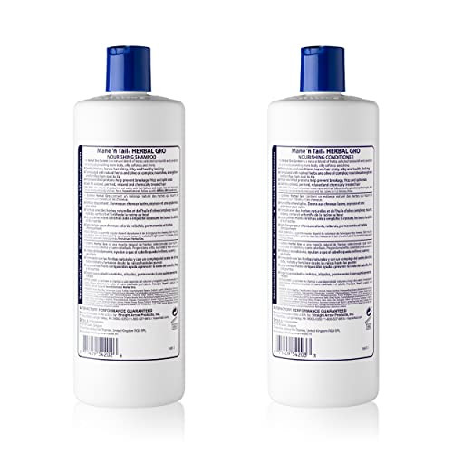 Mane 'N Tail Herbal-Gro Shampoo 27.05Oz & Conditioner 27.05Oz