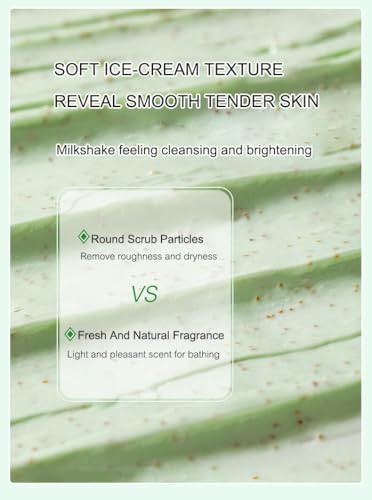 Mashata Avocado Oil & Lactic Acid Facial Scrub For Skin Care - 300 Grams Facial Skin Care Product Used As Face Scrub For Glowing Skin