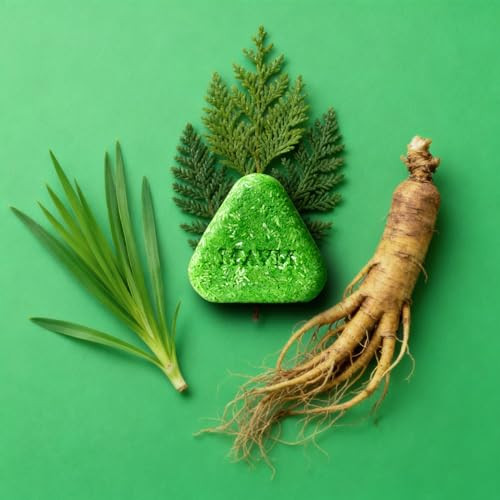 Mavm Usma Herb Ãƒ” Thuja Leaf Ãƒ” Ginseng Shampoo Bar Ã¢‚¬Œ Herbal Haircare Gentle Cleanser Solid Soap Bar