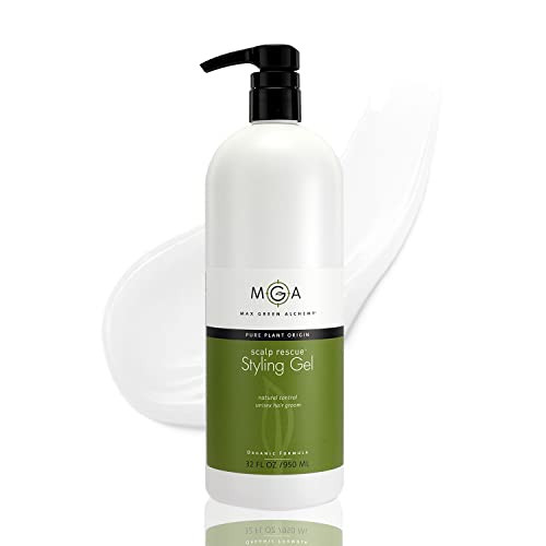 Max Green Alchemy Vegan Hair Styling Essentials - Organic Formulas For Flexible Styles Strong Holds & Scalp Rescue Curly Hair Care For Men & Women Frizz Control Lustre And Color Safe