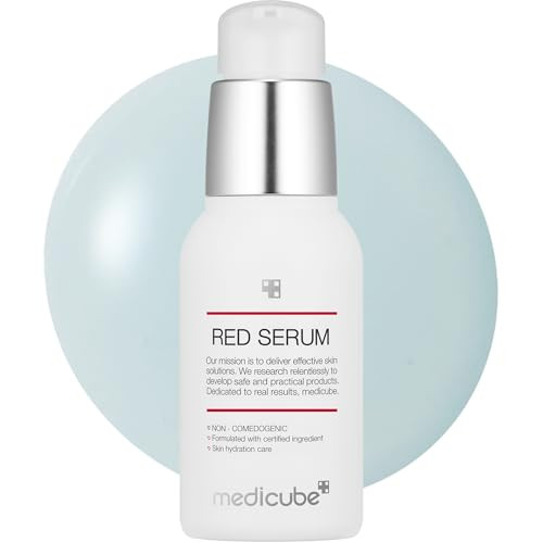 Medicube Red Serum 2.0 Low-Irritating Formula For Breakout-Prone Skin Soothing And Relieving Formulated With Bha Niacinamide & Adenosine Non-Comedogenic Korean Skincare (1.01Fl.Oz.)