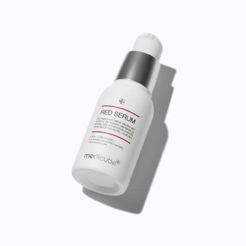 Medicube Red Serum 2.0 Low-Irritating Formula For Breakout-Prone Skin Soothing And Relieving Formulated With Bha Niacinamide & Adenosine Non-Comedogenic Korean Skincare (1.01Fl.Oz.)