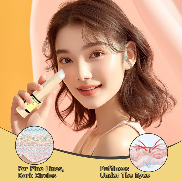 Mopayzer Anti Aging Eye Cream For Dark Circles Advanced Snail Retinol Eye Stick 2 Pcs Under Eye Cream For Puffiness & Bags Reduce Wrinkles Fine Lines Moisturizating Skin.