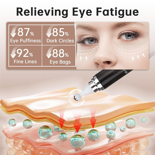 Mopayzer Caffeine Eye Cream For Puffiness & Dark Circles Under Eye Cream For Puffy Eyes Eye Bags & Wrinkles 2 Pcs Anti Aging Eye Serum With Under Eye Roller Reduces Fine Lines & Moisturize Skin.