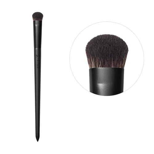 Morphe V105 Dense Edged Concealer Brush - Vegan Pro Series Makeup Brush For Liquid & Cream Makeup - Provides Concentrated Coverage In A Single Press (1 Count)