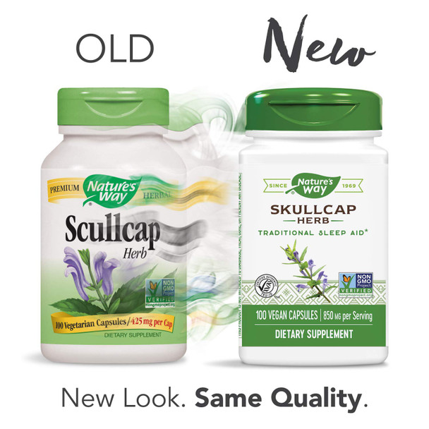 Nature'S Way Scullcap Herb 850 Mg 100 Capsules