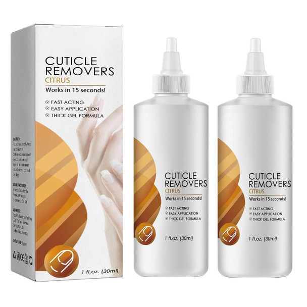 Omexry Instant Cuticle Remover Gel Professional Cuticle Softener Cuticle Remover Liquid Nail Cuticle Remover Gel Removedor De Cuticula Cuticle Softener For Nails (2Pc)