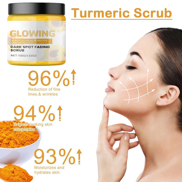 Omexry Turmeric Glow Combo Skincare Set Turmeric Skin Care Set Turmeric Glow Face Wash Turmeric Scrub Glow Butter And Glow Butter Face Care Set For Women (1 Set)