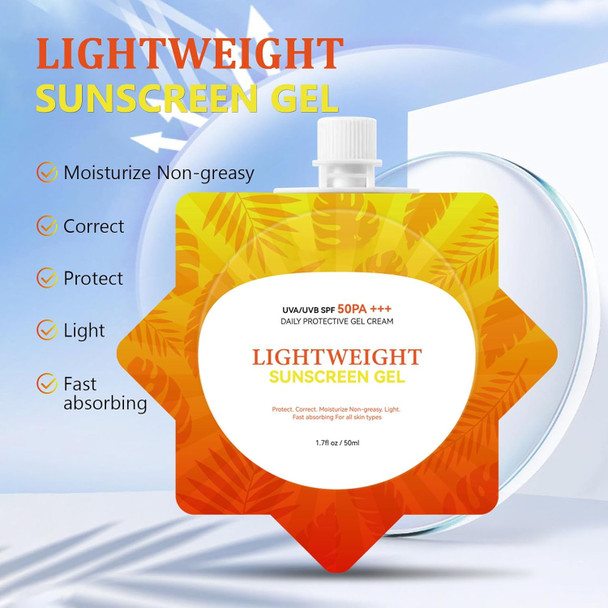 Omexry Air Fit Sunscreen Spf 50 - Ultra Light Moisturizing Korean Sunscreen For Face & Body Broad Spectrum Uva/Uvb Protection No White Cast Water Resistant And Non-Greasy (1)