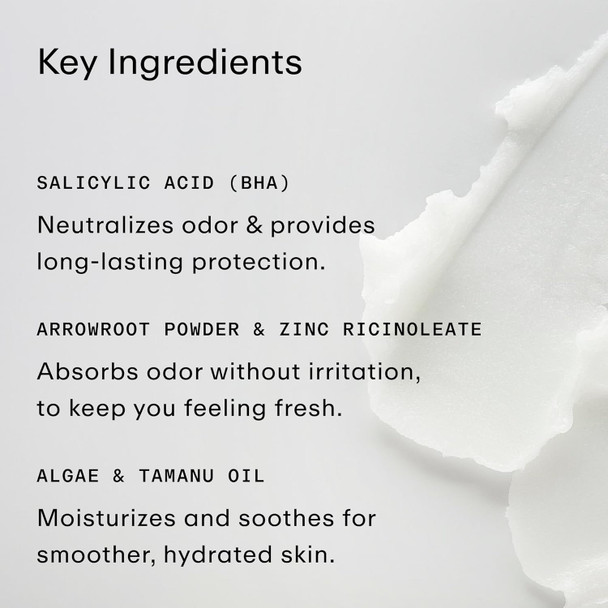 Phlur Father Figure Natural Deodorant - 48 Hour Odor Protection Baking Soda & Aluminum Deodorant - Salicylic Acid Arrowroot Powder & Tamanu Oil - No Residue Or Irritation