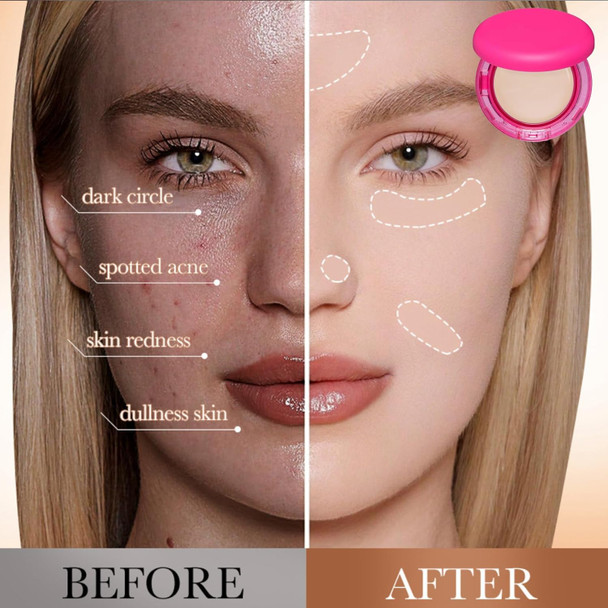 Reepic Cosmer Peptide Bouncees Foundation Foundation For Older Women Hydrating Age-Defying Makeup For Mature Skin And All Skin Types Natural Medium Buildable Coverage Satin Finish (Ivory White 1Pcs)