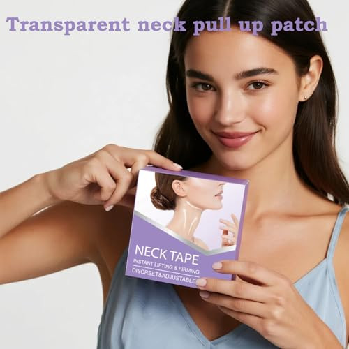 Reepic Cosmer Neck Lifting Tape Instant Firming And Tightening Bands For Face And Neck Waterproof And Breathable All Day Wearã¯¼Å’Invisible Face Lifter Tightening Tapes Patch For Jawline Double Chin & Turkey Necks