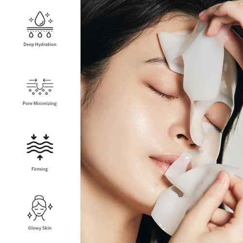 Reepic Cosmer Bio-Collagen Overnight Mask 5 Pack Deep Collagen Facial Hydrogel Masks For All Skin Typeselasticity Hydrationfirming & Moisturizing