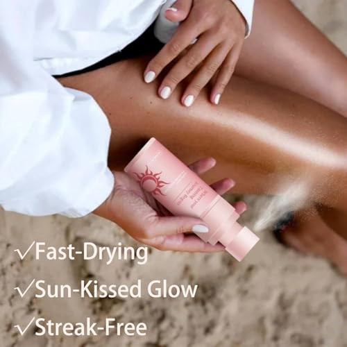 Reepic Cosmer Self Tanning Spray Medium Dark Bronze Natural Glow Quick-Dry Body Bronzer Non-Greasy Formula Fast-Dryingnon-Sticky & Travel-Size (2 Fl Oz)