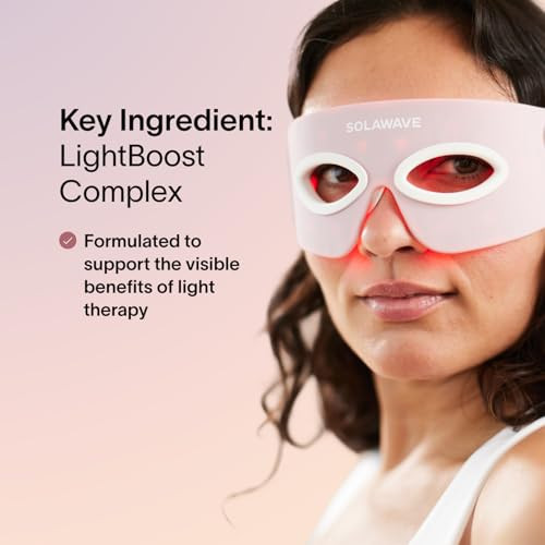 Solawave Lightboost Eye Cream Reduces Appearance Of Dark Circles Puffiness & Under Eye Bags Anti Aging Wrinkle Smoothing Brightening Hydrating & Collagen Support Enhances Red Light Therapy